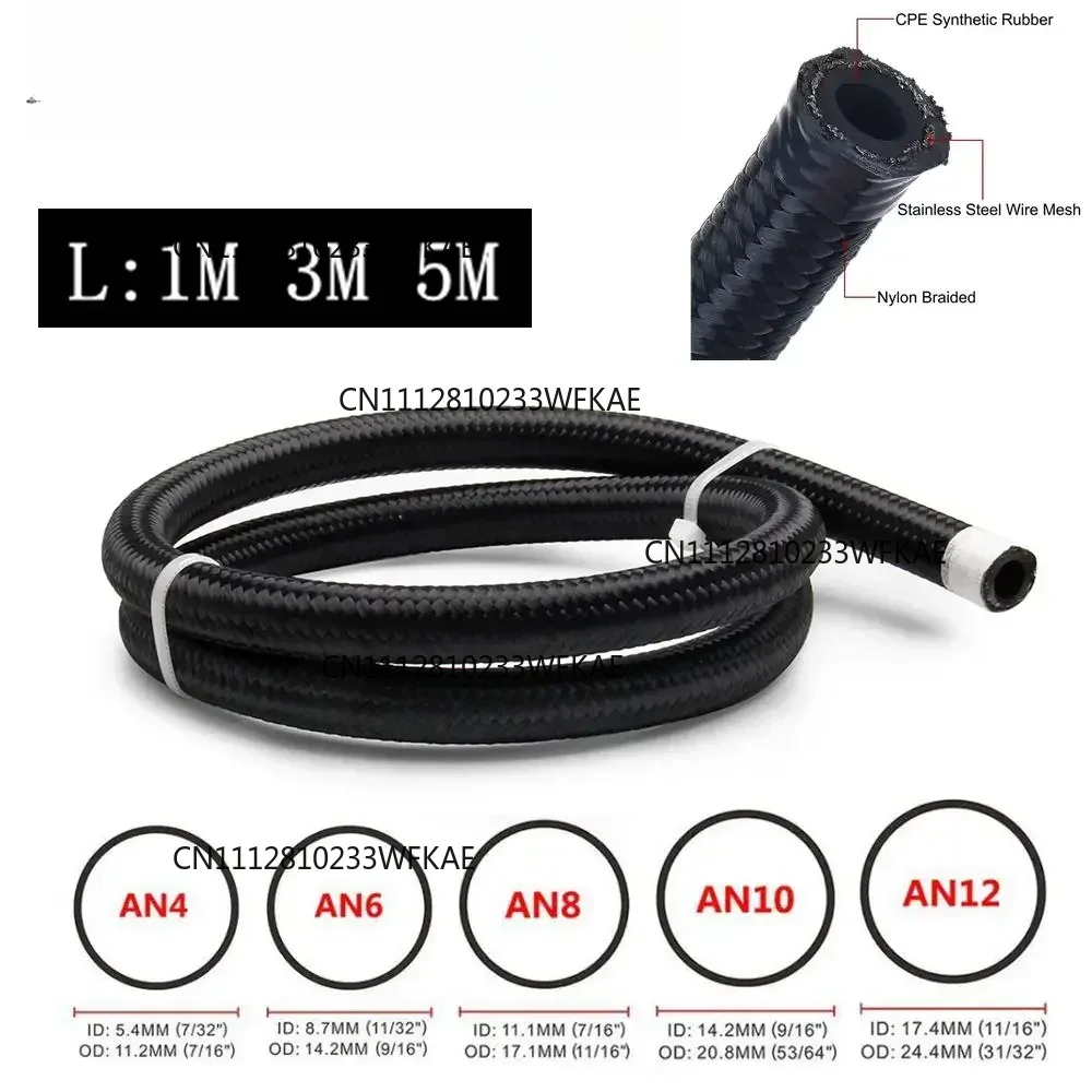 Braided Line - Selang Bahan Bakar 1M 3M 5M