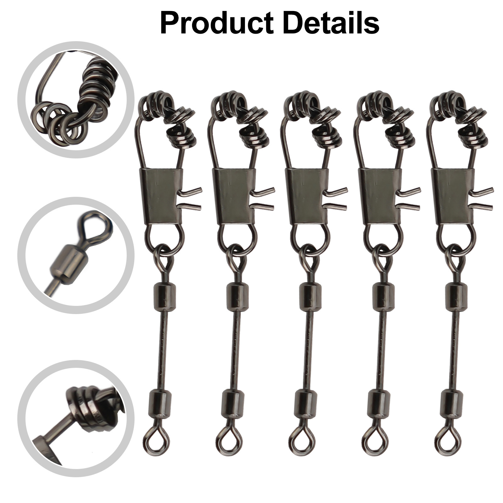 Leader Line - 10/20/50 buah cincin TIPPET kecil OVAL