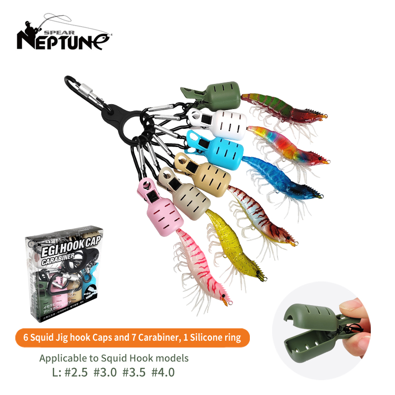Fishing Line Dispenser - Kit pelindung umpan cumi-cumi 6 buah,