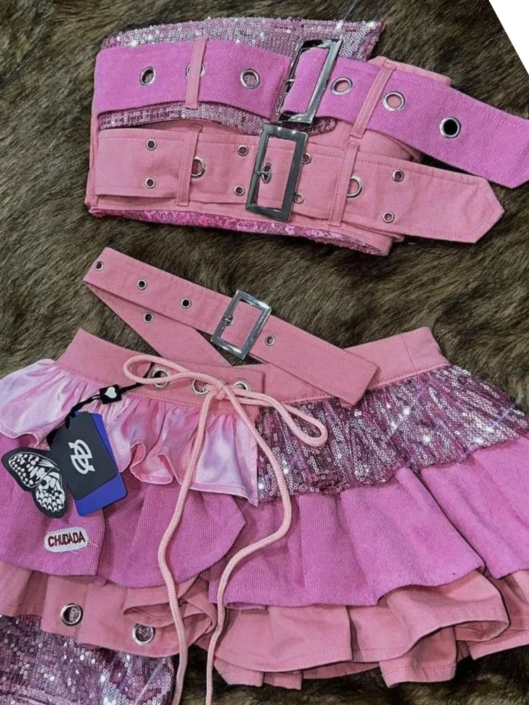 Setelan 2 Potong Wanita Gaya P - Fly Line ulasan dan harga