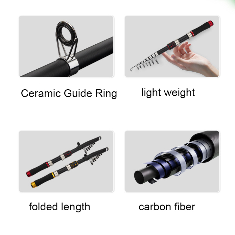 Joran Pancing Serat Karbon 2.1 - Freshwater Line ulasan dan harga