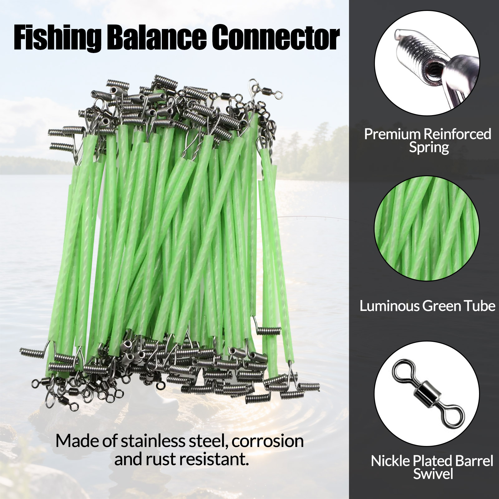 9KM 10pcs Tali Pancing dengan  - Leader Line ulasan dan harga